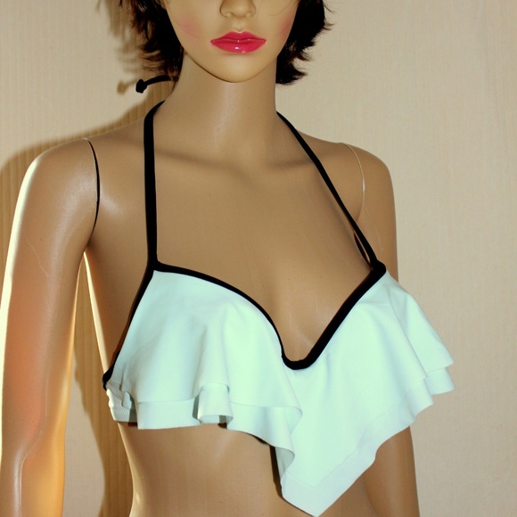 ruffle flounce bikini top